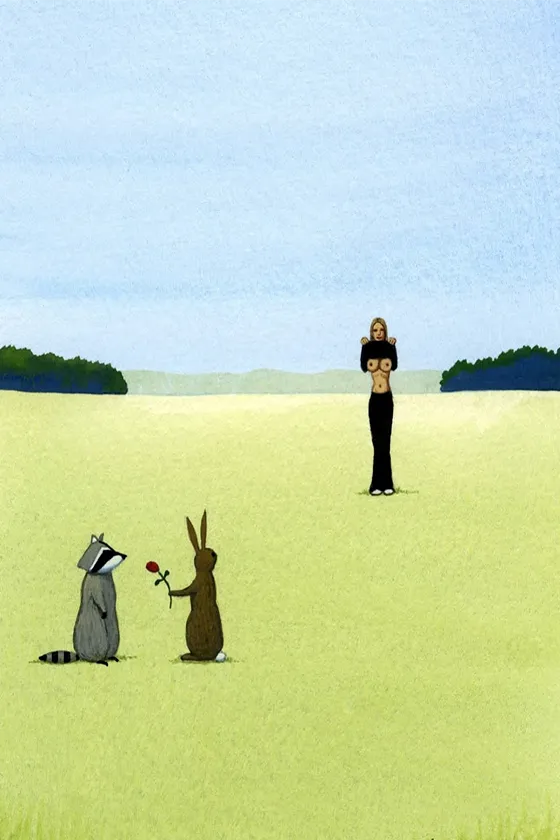 Rabbit Ponders Pamela — странный арт Greg Stones, который стал мемом