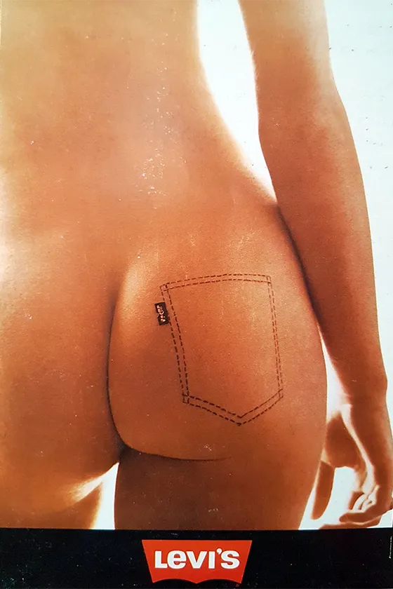 Рекламный скандал Levi’s 1971: постер с женскими ягодицами, изменивший маркетинг