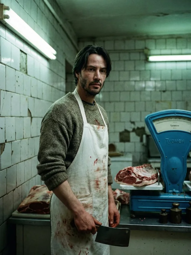 Если бы голливудские звезды снимались у Балабанова — ИИ фото