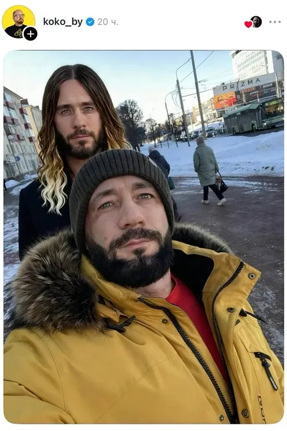 Попросил «сделать лето» — фотошоперы добавили Джареда Лето: мем из двух картинок