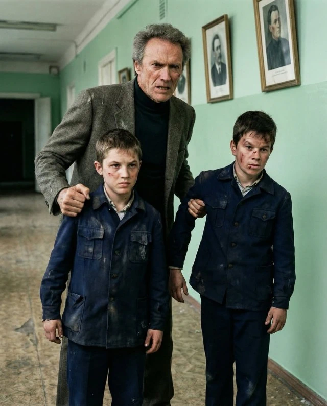 Голливудские актеры в образе советских детей - фотогалерея от ИИ