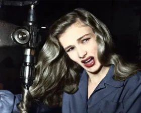 Вероника Лейк и опасная мода 1943 - как причёска стала угрозой на фабриках