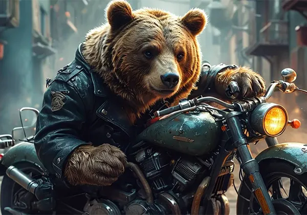 Анекдот про медведя на дереве и питбуля Кефирчика