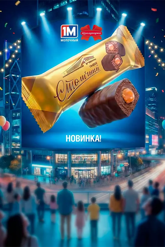 В Беларуси появился творожный сырок со вкусом конфет «Столичные»