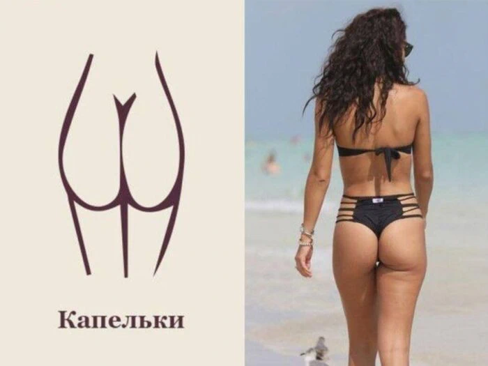 Виды женских ягодиц - 13 форм попы с описанием и фото-гид