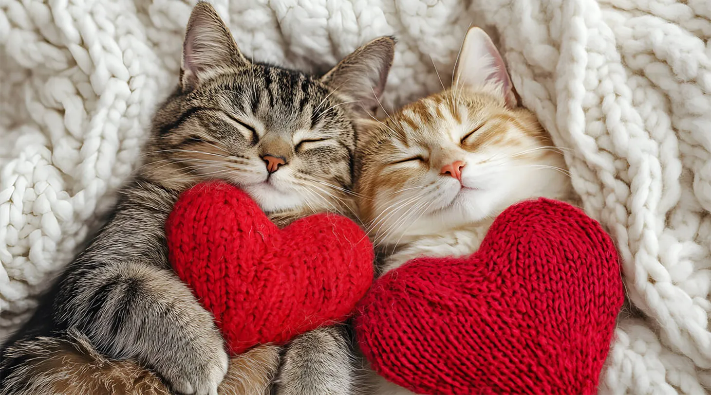 Кошка проявляет привязанность к человеку