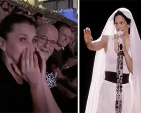 Росалия концерт Барселона сцена