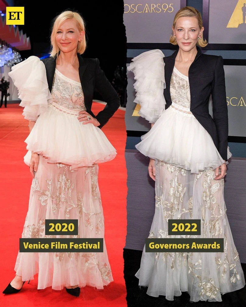 Кейт Бланшет повторяет наряд на красной дорожке