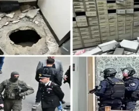 Ограбление банка в Неаполе канализация побег