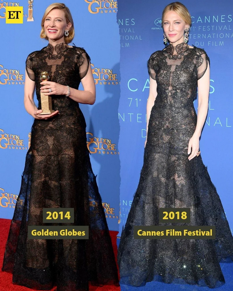 Кейт Бланшет повторяет наряд на красной дорожке