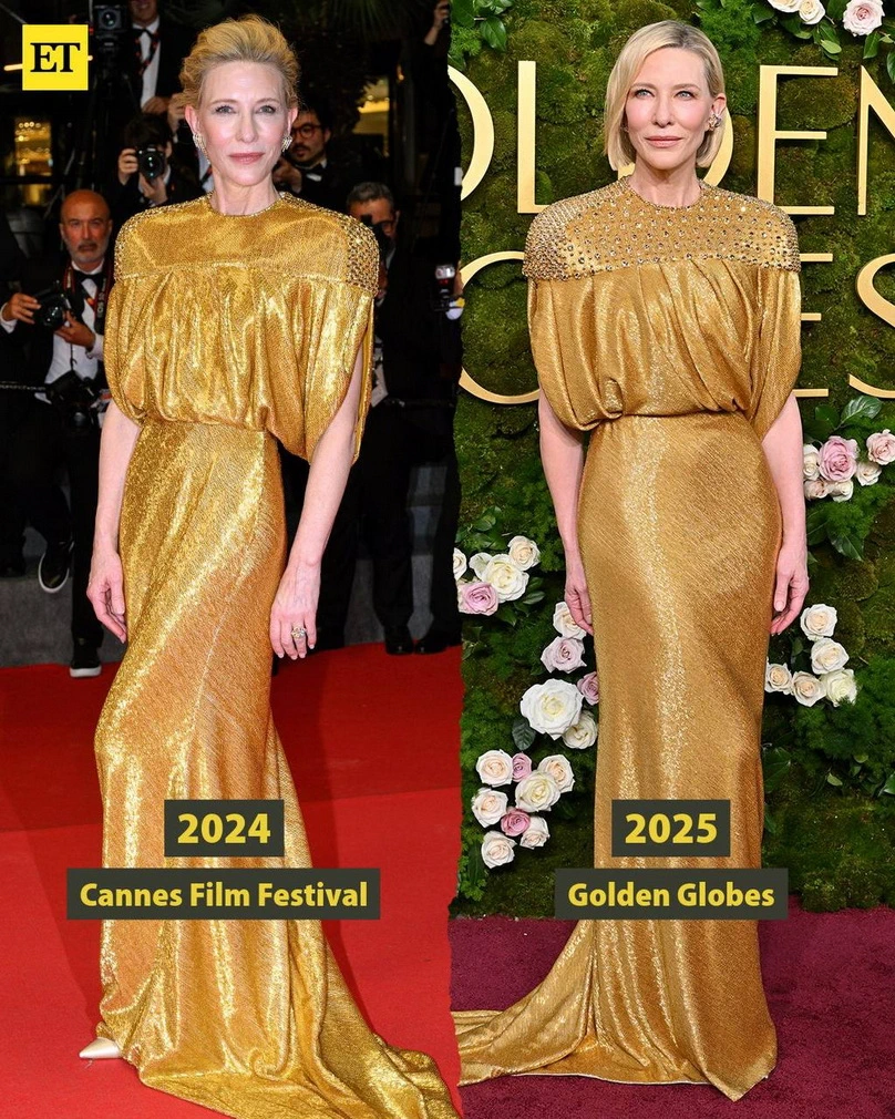 Кейт Бланшет повторяет наряд на красной дорожке