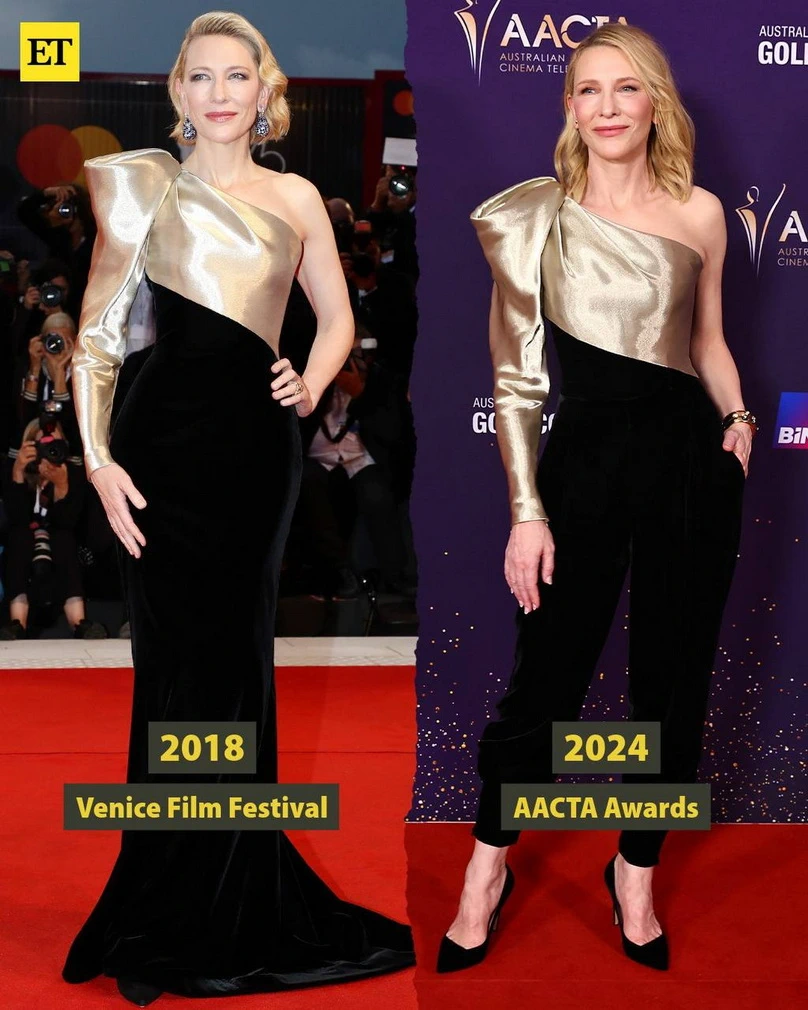 Кейт Бланшет повторяет наряд на красной дорожке