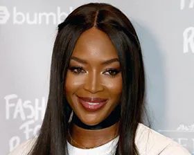 Наоми Кэмпбелл с ребёнком Vogue