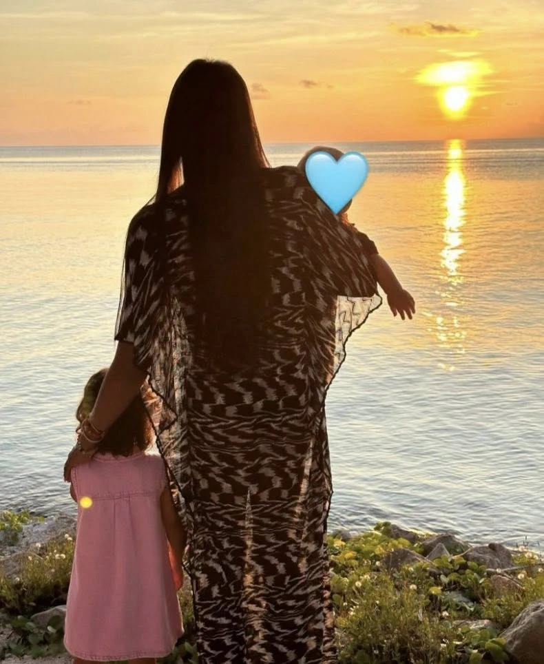 Наоми Кэмпбелл с ребёнком Vogue