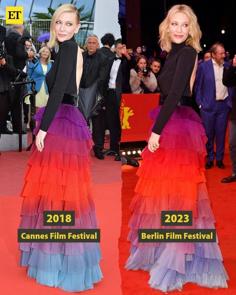 Кейт Бланшет повторяет наряд на красной дорожке