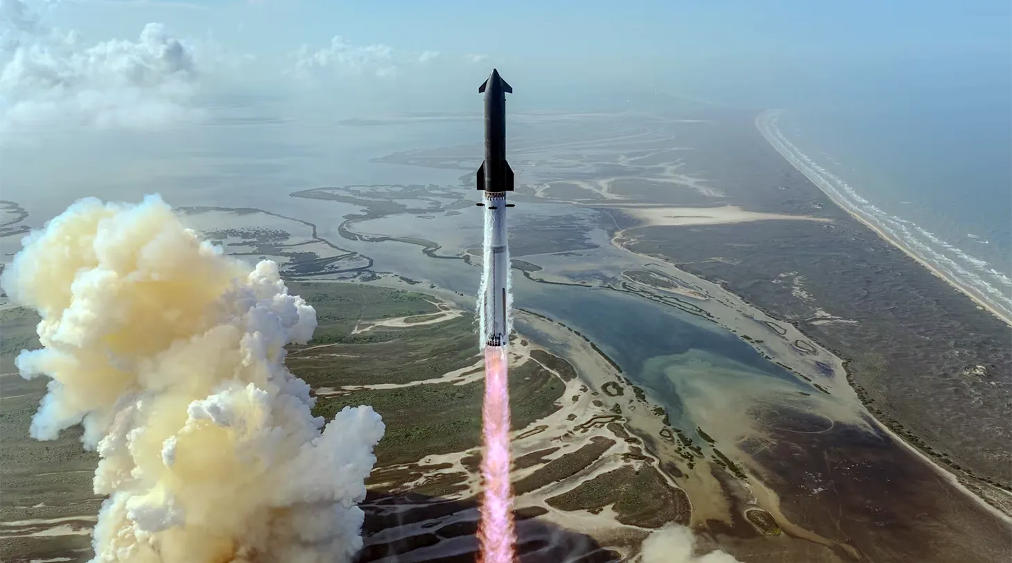Запуск Starship V3: SpaceX протестировал самую большую ракету в истории, предназначенную для полетов на Марс