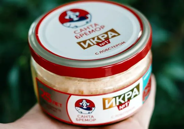 Брест: упаковка новой икры с мясом натурального лобстера к юбилею бренда