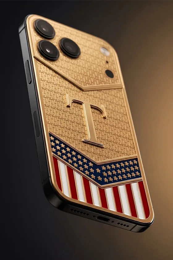 iPhone T—Great: люксовая версия смартфона от Caviar с золотым декором в стиле Дональда Трампа