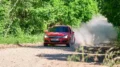 Ушачский район: гоночный автомобиль на трассе ралли-спринта во время фестиваля «Экстрим Прорыв»