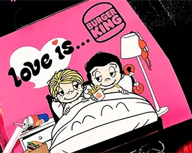 Лимитированный набор «БДСМ-комбо» от «Бургер Кинг» и Love is… в России: пирожок «Запретный плод», меховые наручники и паспорт при покупке