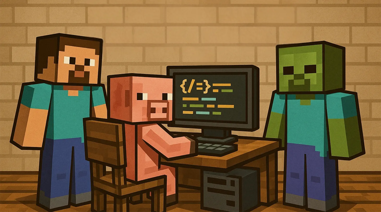 Скриншот из Minecraft: финтех Ramp нанимает сотрудников с опытом администрирования серверов и игровыми достижениями вместо традиционного резюме
