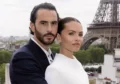 Тилан Блондо в свадебном платье Eva Bouskila Bridal: кадр из Парижа