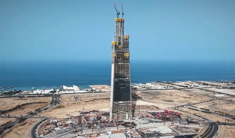 Строительство JEC Tower в Джидде: 430 метров из запланированного километра уже в бетоне