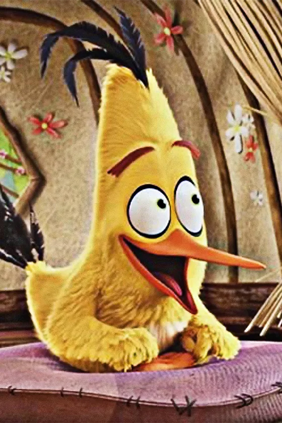 Чак — жёлтая треугольная птица из Angry Birds, чья ориентация теперь подтверждена официально